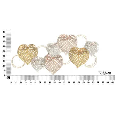 PANEL ŻELAZNY HEARTS 91x2,5x39,5 cm